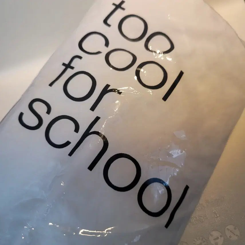 [BUNJANG] Too Cool For School White Eco Bag / 투쿨포스쿨 화이트 에코백