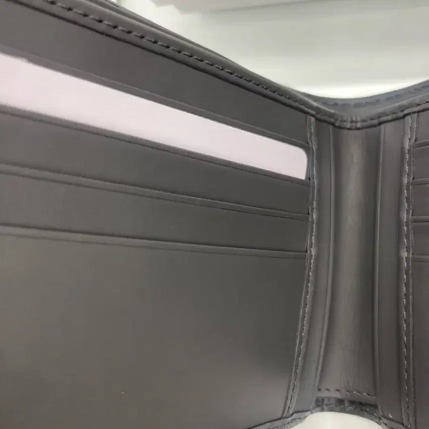 [BUNJANG] Emporio Armani Gray Bifold Wallet / 엠포리오 아르마니 반지갑 그레이