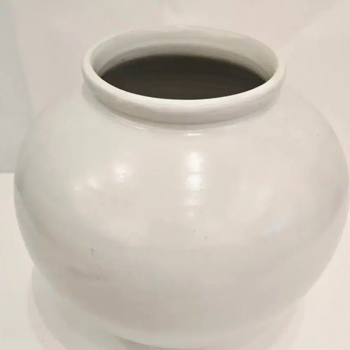 [SOLD OUT] [태광 작] 순백의 미학, 현대 달항아리 (유백색/상태 최상)
