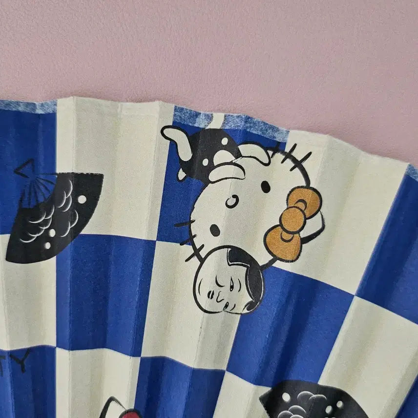 [BUNJANG] Sanrio Hello Kitty Vintage Fan / 2017 헬로키티 고전키티 부채