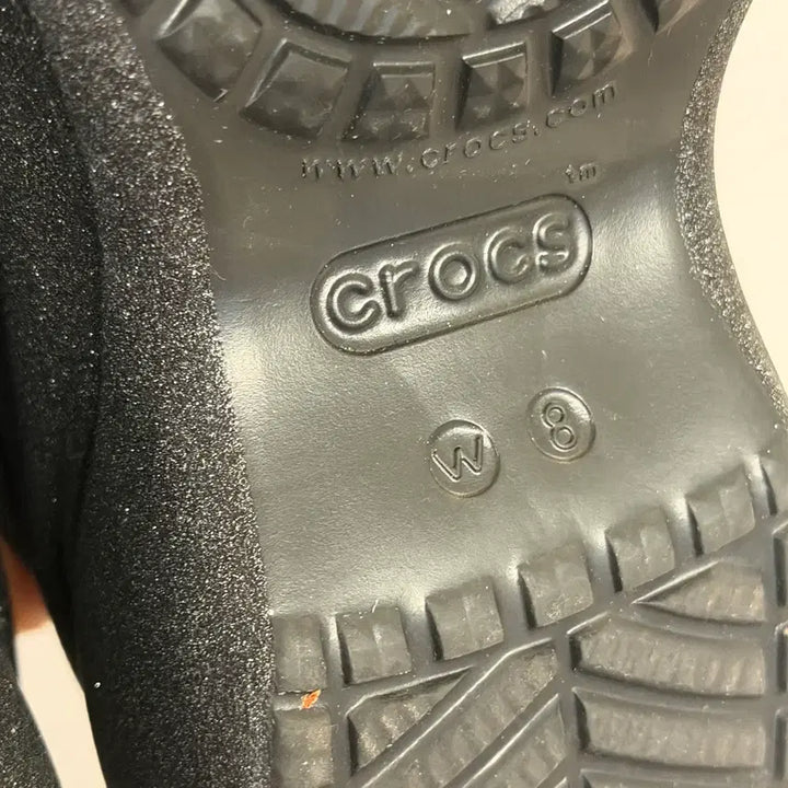 [BUNJANG] Crocs SMFK Classic Bae Clog Glitter Black (250) / Crocs X SMFK 클래식 베이 클로그 블랙 글리터 (250)