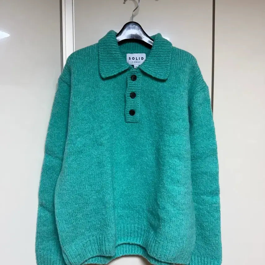 [BUNJANG] Solid Homme Mint Knit / 솔리드옴므 니트