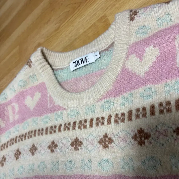 [BUNJANG] GRVR AMOUR Knit Top / 그로브 GRVR AMOUR KNIT