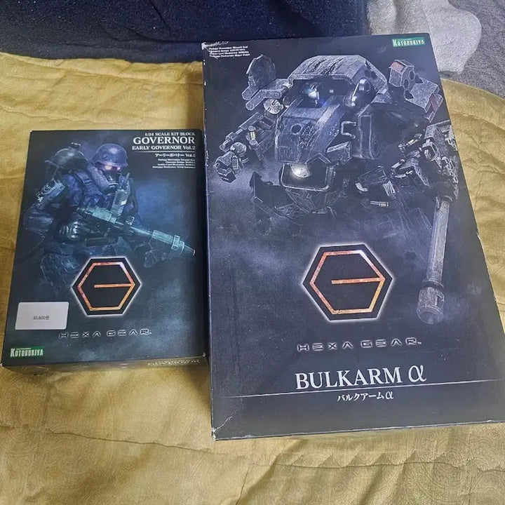 [BUNJANG] Kotobukiya Bulkarm Alpha &amp; Early Governor with Boarding Unit Bundle Set (Sealed) / 코토부키야 벌크암 알파&amp;탑승용 얼리 거버너 일괄 판매