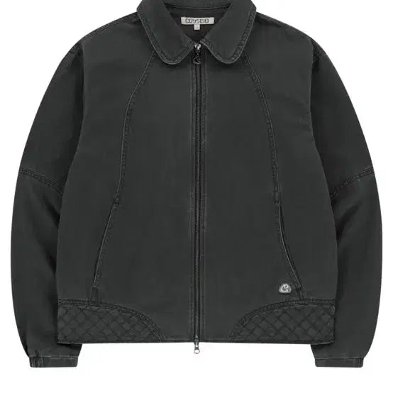 [BUNJANG] KOSEIO Round Collar Stitch Jacket Blue Gray / 코이세이오 round collar stitch jacket 블루그레이
