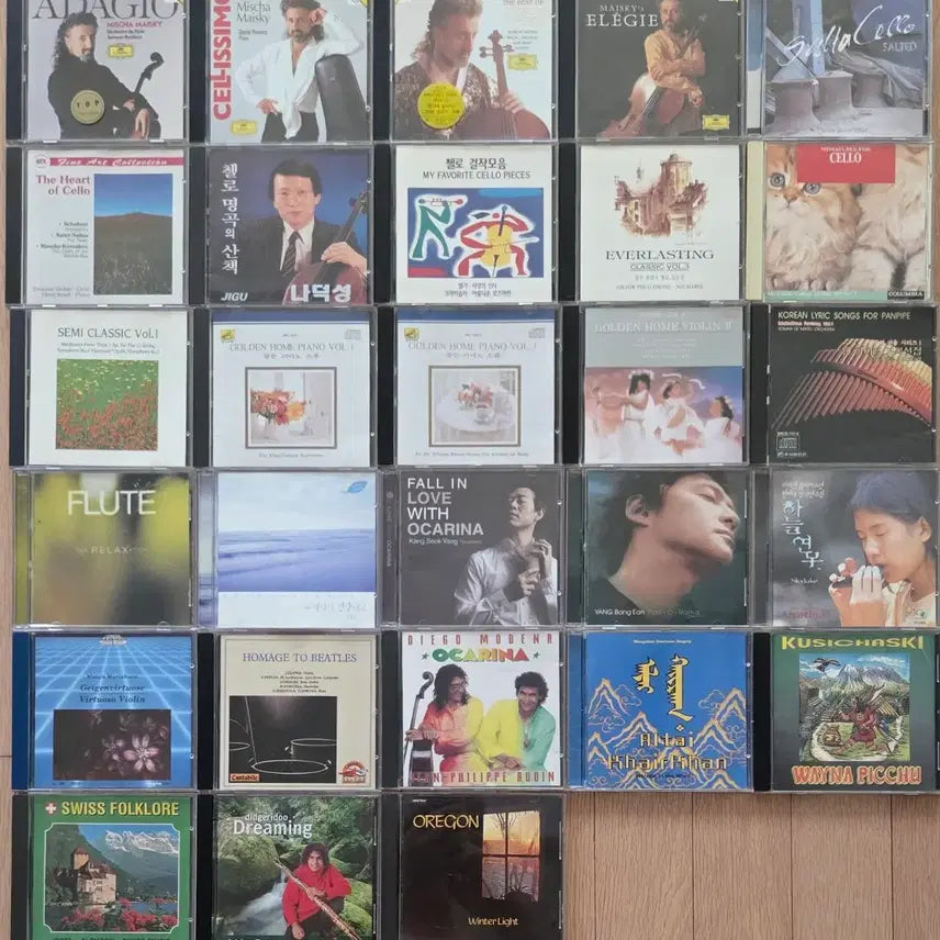 [BUNJANG] Various Artists Classical &amp; Instrumental Music Collection (Cello, Piano, Violin, Flute, Ocarina) / 연주음악  챌로 피아노 바이올린 기타