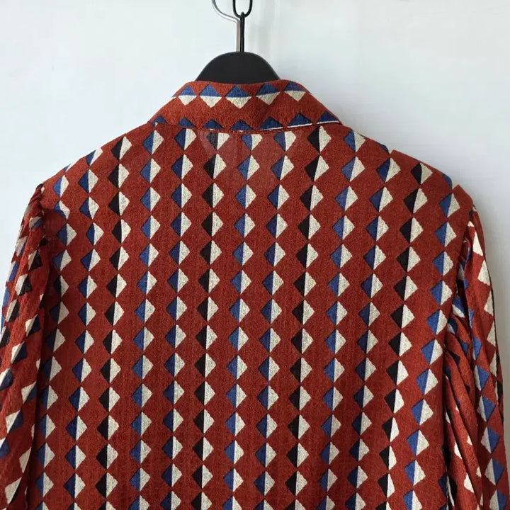 [BUNJANG] Pleated Sleeve Blouse / 55-66)소매 플리츠 무늬블라우스
