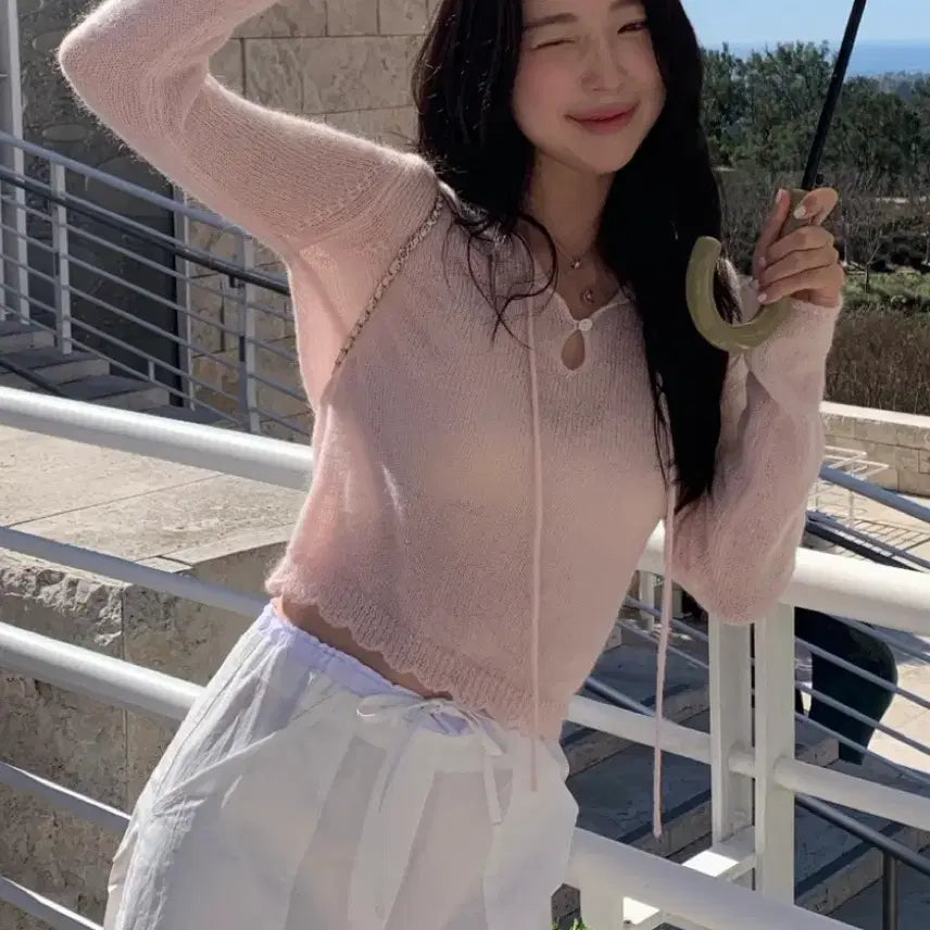 [BUNJANG] Siye Getty Knit Pink / 샵시예 siye 게티 니트 핑크