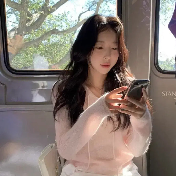 [BUNJANG] Siye Getty Knit Pink / 샵시예 siye 게티 니트 핑크