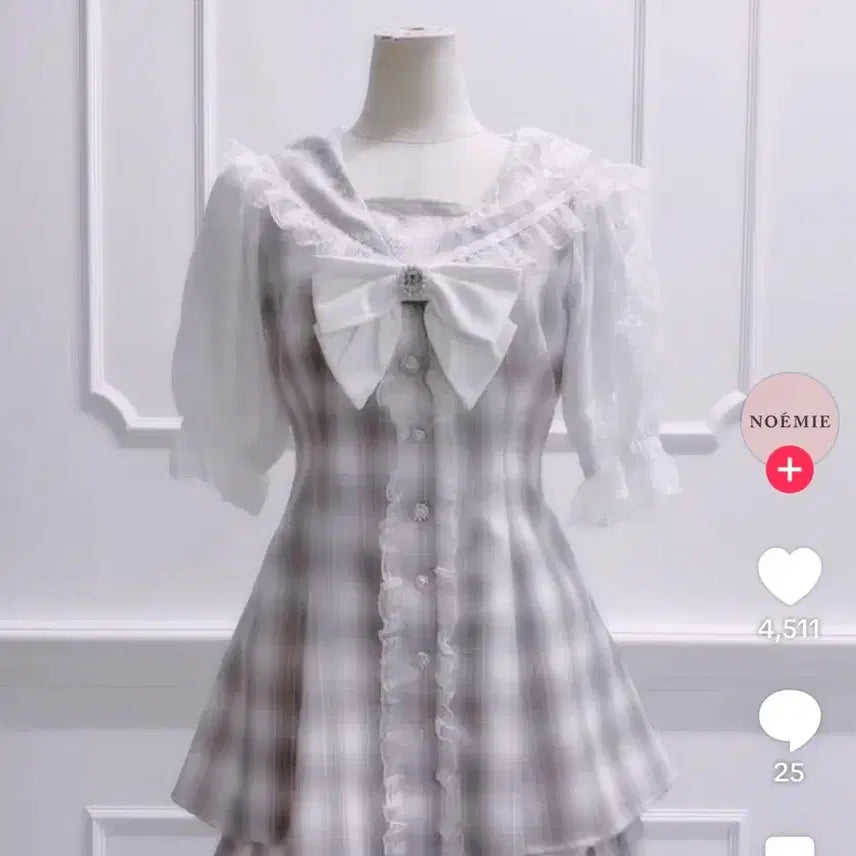 [SOLD OUT] 교판) 노에미 세일러 셋업 반팔