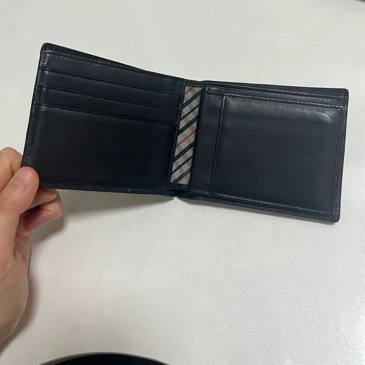 [BUNJANG] Daks Black Leather Wallet / 닥스 블랙 가죽 반지갑