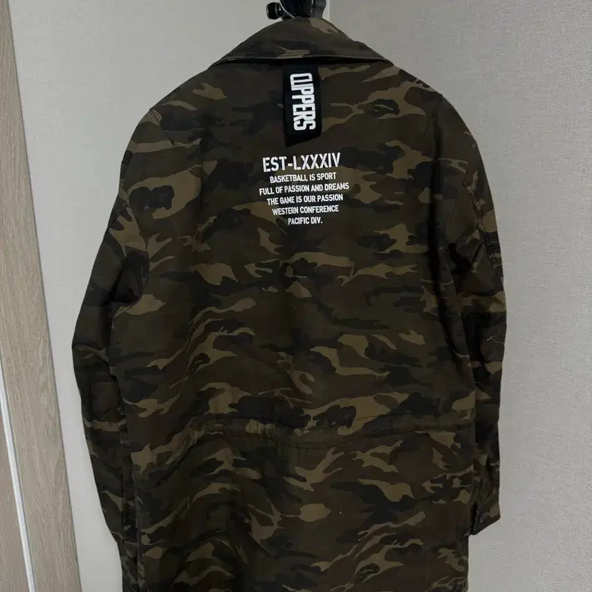 [BUNJANG] NBA LA Clippers Camo Jacket / NBA LA 클리퍼스 카모 자켓