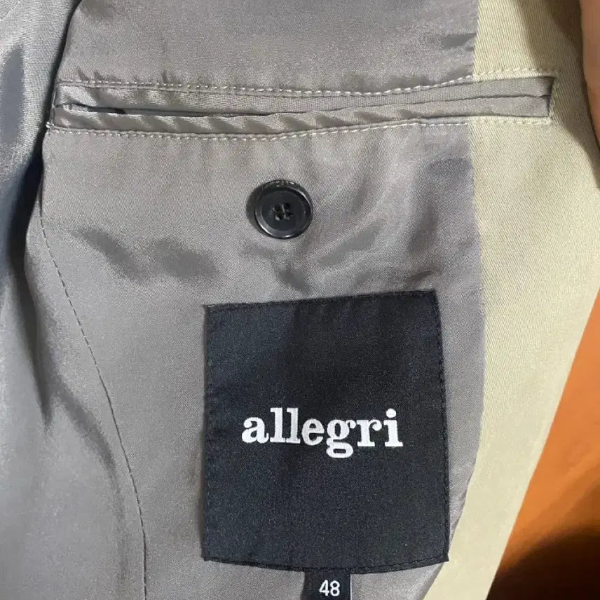 [BUNJANG] Allegri Cotton Single Jacket / [ALLEGRI] 알레그리 코튼 싱글자켓 48사이즈