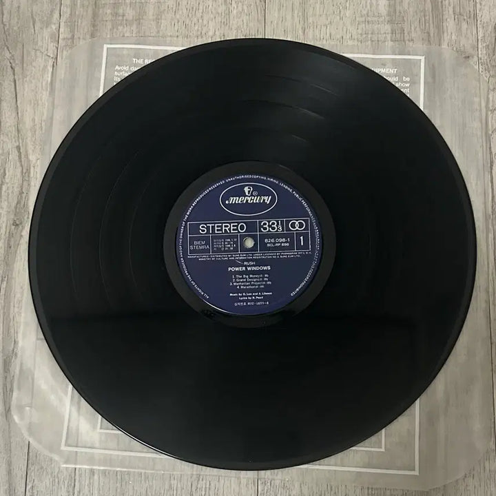 [BUNJANG] Rush Power Windows Vinyl LP / Rush lp
