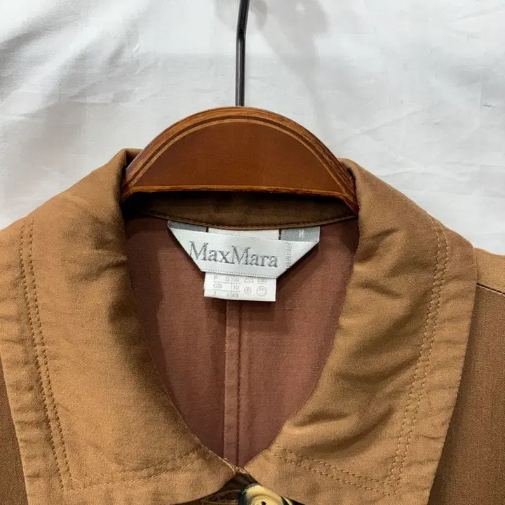 [BUNJANG] Max Mara Brown Shirt Jacket / 막스마라 브라운 컬러 셔츠 자켓40/55~66(정품)