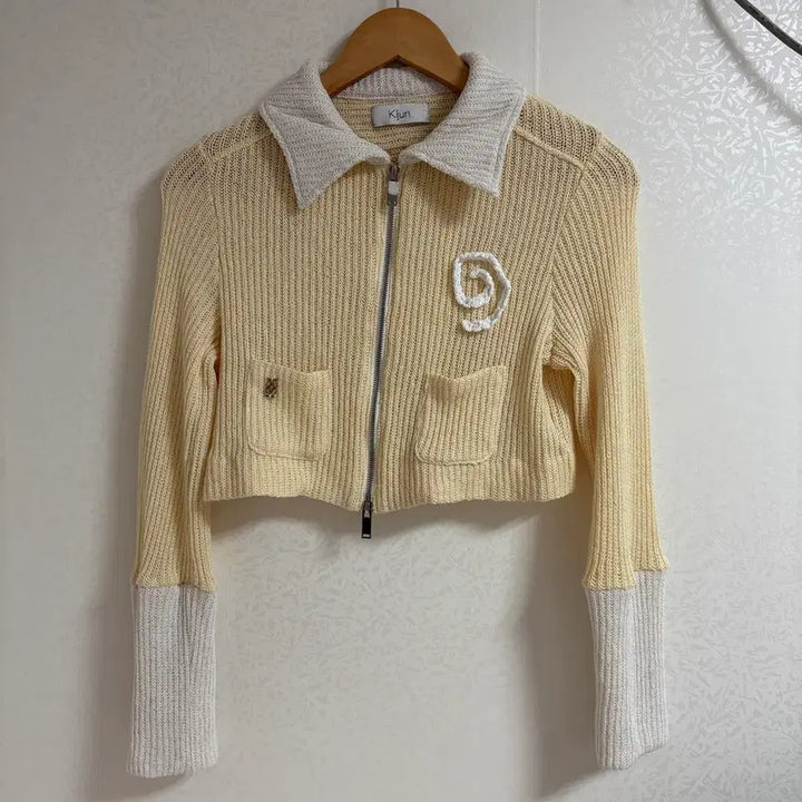 [BUNJANG] Kijun Daniel Crop Knit Zip-up / Kijun 크롭 니트 집업