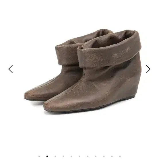 [BUNJANG] OSOI CUFF Boots [Hazy Brown] / OSOI CUFF BOOTS [HAZY BROWN]