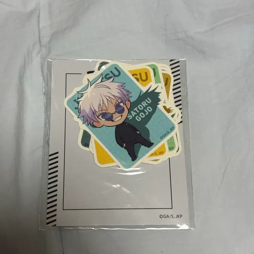 [BUNJANG] Jujutsu Kaisen Satoru Gojo Suguru Geto Cafe Sticker Set / 주술회전 고죠 사토루 게토 카페 스티커
