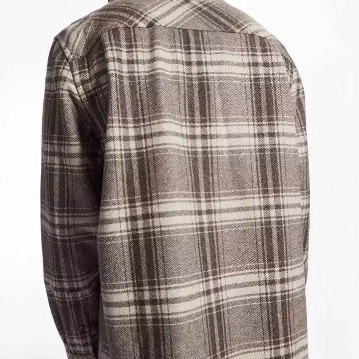 [BUNJANG] COS Check Wool Flannel Overshirt / COS 체크 울 플란넬 오버셔츠