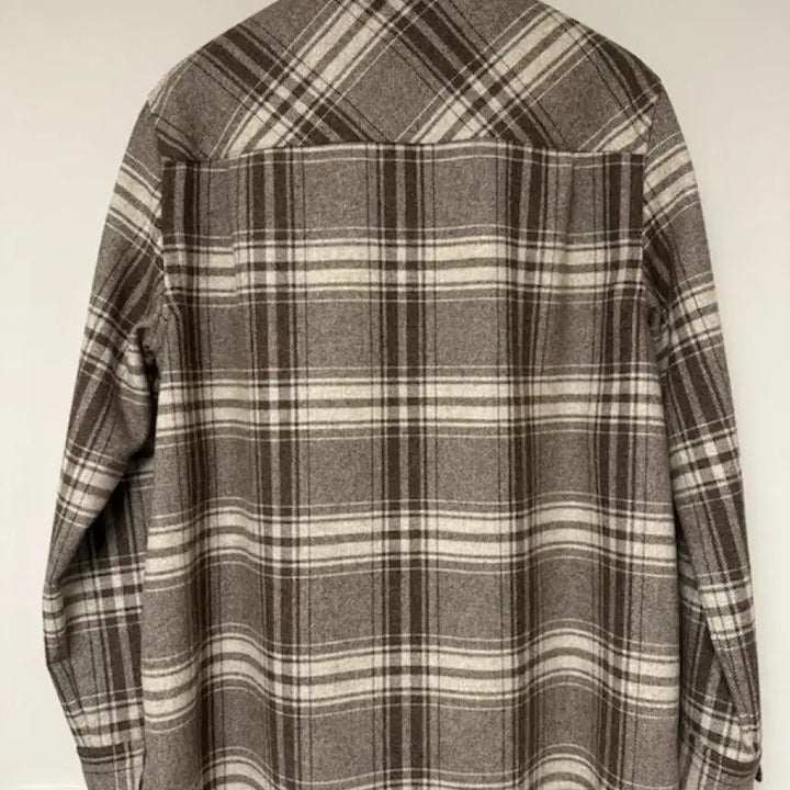 [BUNJANG] COS Check Wool Flannel Overshirt / COS 체크 울 플란넬 오버셔츠