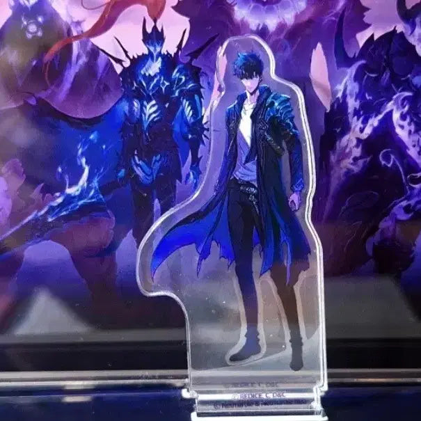 [BUNJANG] Solo Leveling Limited Edition Sung Jin-Woo Acrylic Diorama Stand / 나혼자만레벨업 아크릴 한정판 아크릴스탠드 디오라마