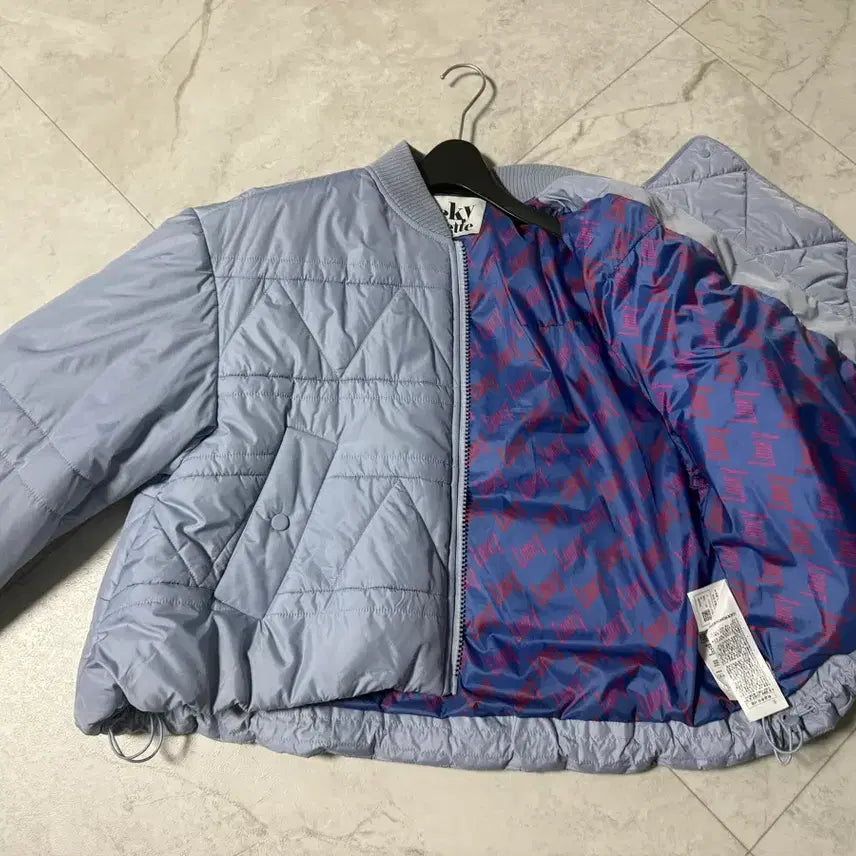 [BUNJANG] Lucky Chouette Diamond Quilted Short Padded Jacket / 럭키슈에뜨 패딩