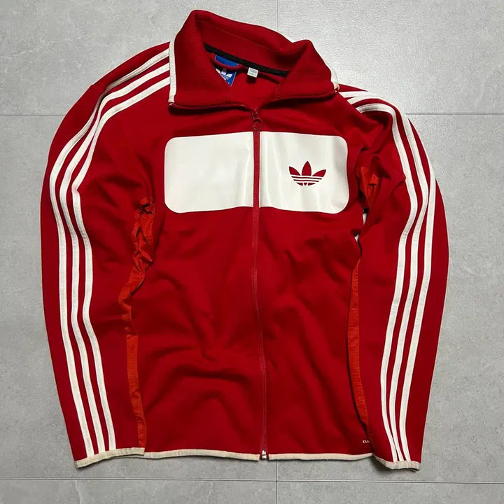 [BUNJANG] Adidas Red Track Jacket / [L] 아디다스 흰빨 져지 트랙 자켓 레드