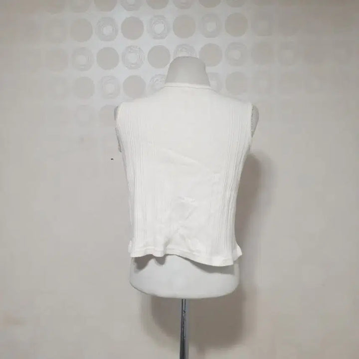 [BUNJANG] Sleeveless Crop Top T-Shirt (Ivory) / 크롭티55/민소매55/나시티55/티셔츠55