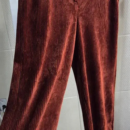 [BUNJANG] Time Wide Spandex Pants Brown 28 inch / 타임  와이드 스판 팬츠 브라운 28인치