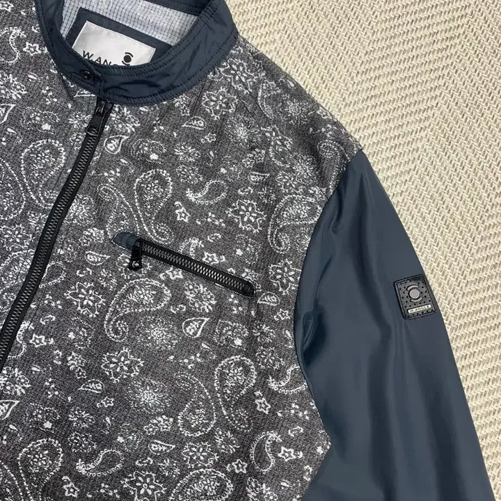 [BUNJANG] W.ANGLE Paisley Bomber Jacket / W.ANGLE 페이즐리 봄/가을 봄버 자켓 100