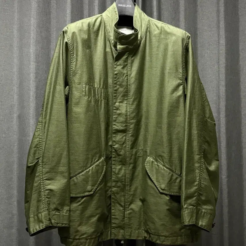 [BUNJANG] Ourselfs Light Moleskin Mods Jacket Olive Size 3 / 아워셀브스 라이트 몰스킨 모즈자켓 올리브 3사이즈