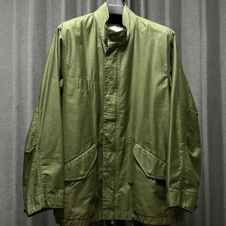 [BUNJANG] Ourselfs Light Moleskin Mods Jacket Olive Size 3 / 아워셀브스 라이트 몰스킨 모즈자켓 올리브 3사이즈