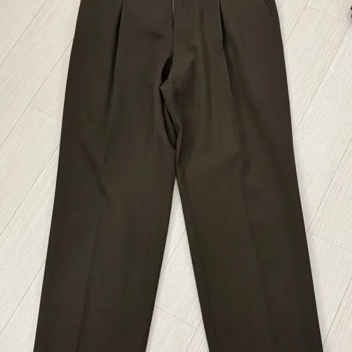 [SOLD OUT] 브라운야드 울와이드슬랙스 브라운 2