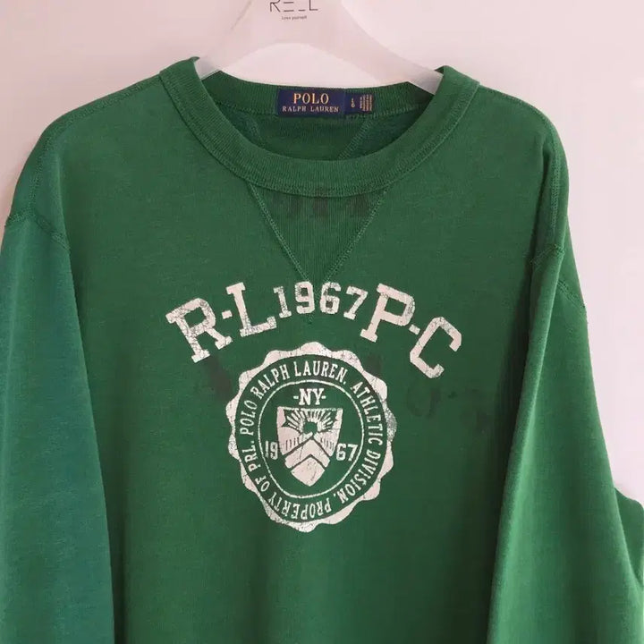 [BUNJANG] Polo Ralph Lauren Green Sweatshirt / 폴로 랄프로렌 그린 맨투맨 티셔츠 스웻셔츠