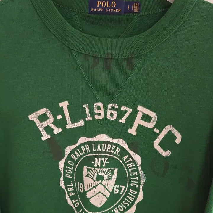 [BUNJANG] Polo Ralph Lauren Green Sweatshirt / 폴로 랄프로렌 그린 맨투맨 티셔츠 스웻셔츠