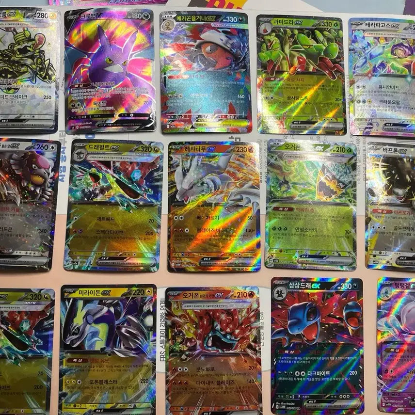 [SOLD OUT] 포켓몬카드 rr, sr, ar 일괄 27장