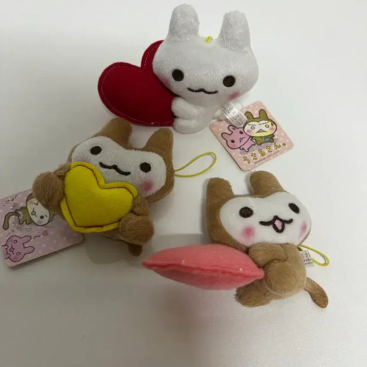 [BUNJANG] Usarusan Plush Set of 3 / 우사루상 인형 3개 세트