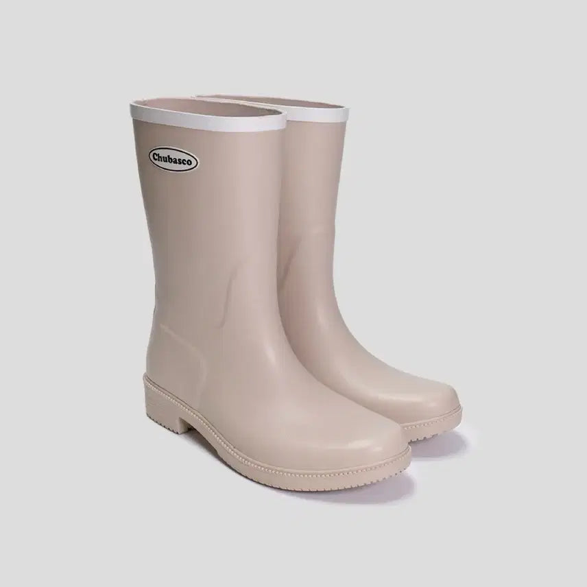 [BUNJANG] Chubasco Urban Splash Beige Rain Boots / 츄바스코 레인부츠 어반 스플래쉬 베이지