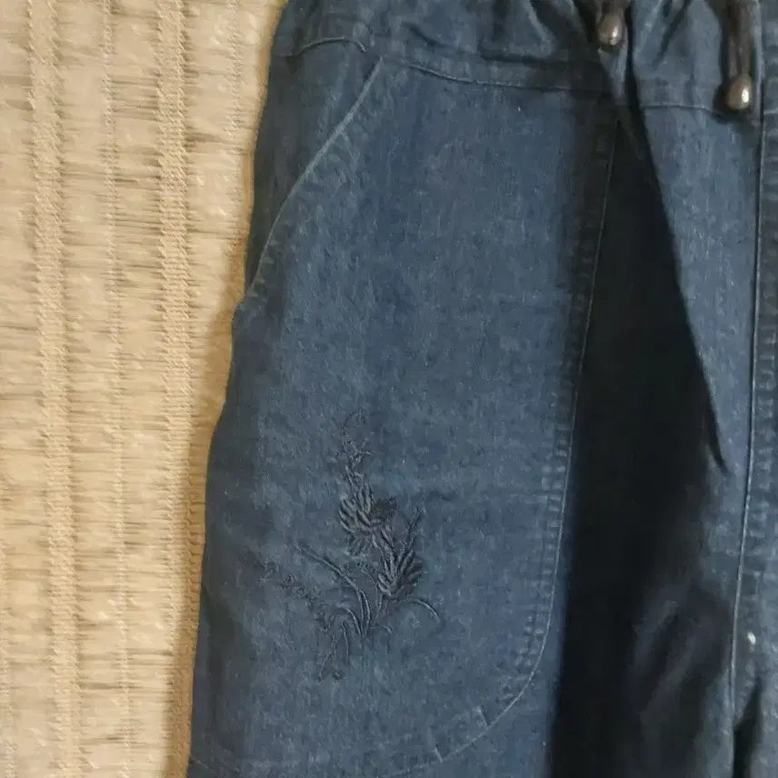 [BUNJANG] 네이비 면바지 허리밴딩 청바지 XL / 네이비 면바지 허리밴딩 청바지 XL