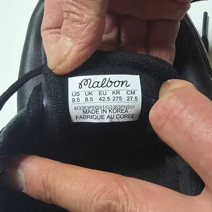 [BUNJANG] Malbon Golf Sneakers Black 275mm / 정품 말본 골프 스니커즈 블랙 275mm