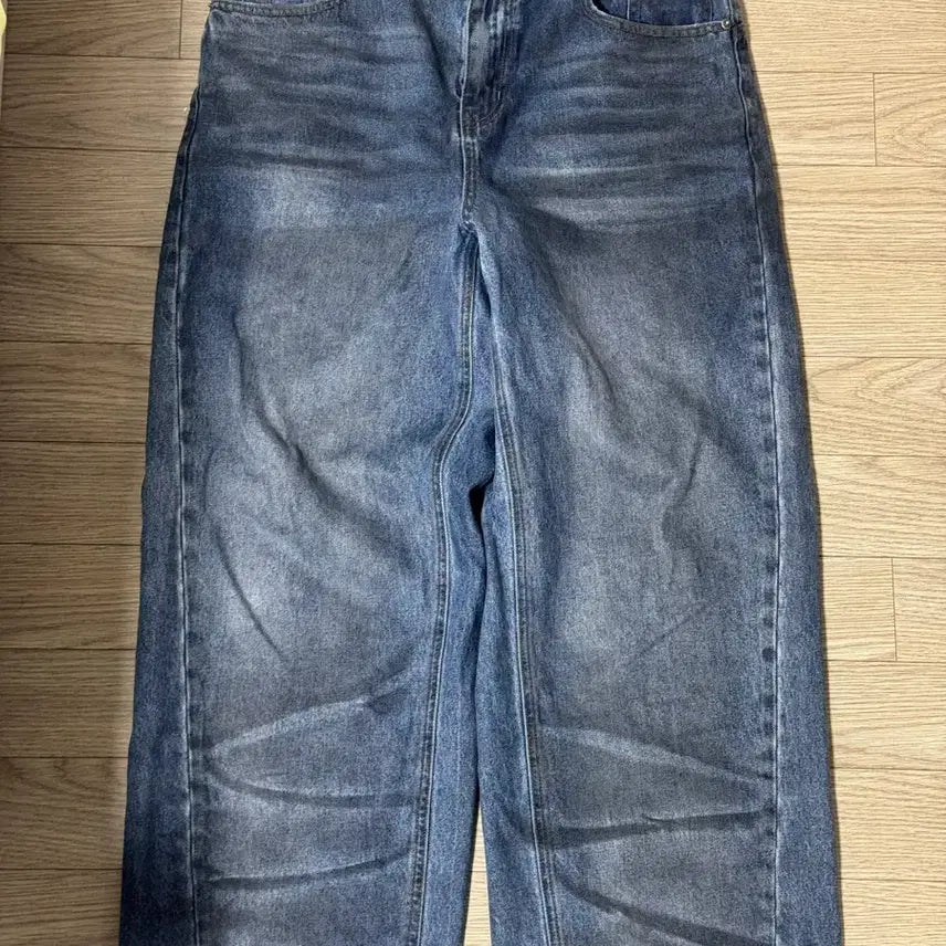 [BUNJANG] yiyae Old School Wide Denim Pants / [L] yiyae 올드스쿨 와이드데님