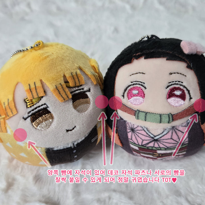 [SOLD OUT] 귀멸의 칼날 귀칼 코로코토 누이 오바나이 이구로 자석 인형