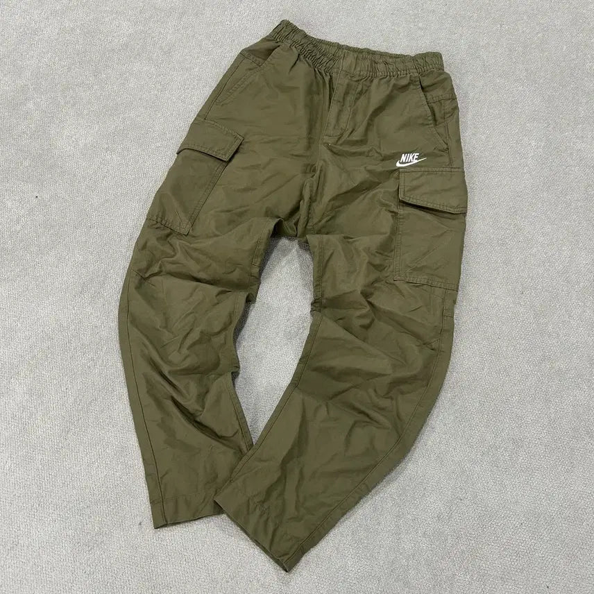 [BUNJANG] Nike Cargo Pants Olive Green S / 나이키 카고 바지 올리브 그린 S