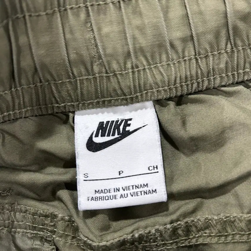[BUNJANG] Nike Cargo Pants Olive Green S / 나이키 카고 바지 올리브 그린 S