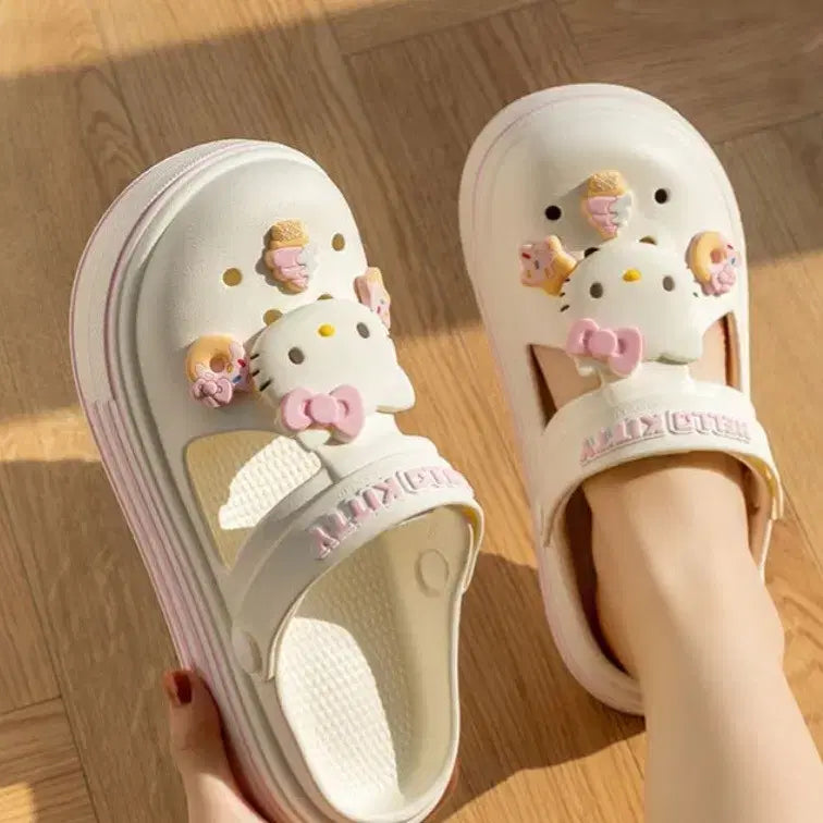 [SOLD OUT] 산리오 시나모롤, 헬로키티 크록스 슬리퍼