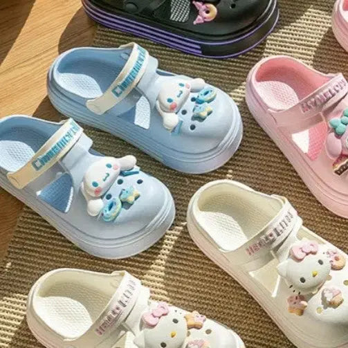 [SOLD OUT] 산리오 시나모롤, 헬로키티 크록스 슬리퍼
