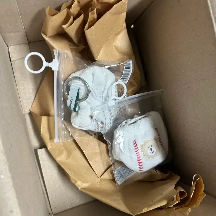 [BUNJANG] Starbucks Baseball Pouch Keyring / 스타벅스 야구공 복조리 키링