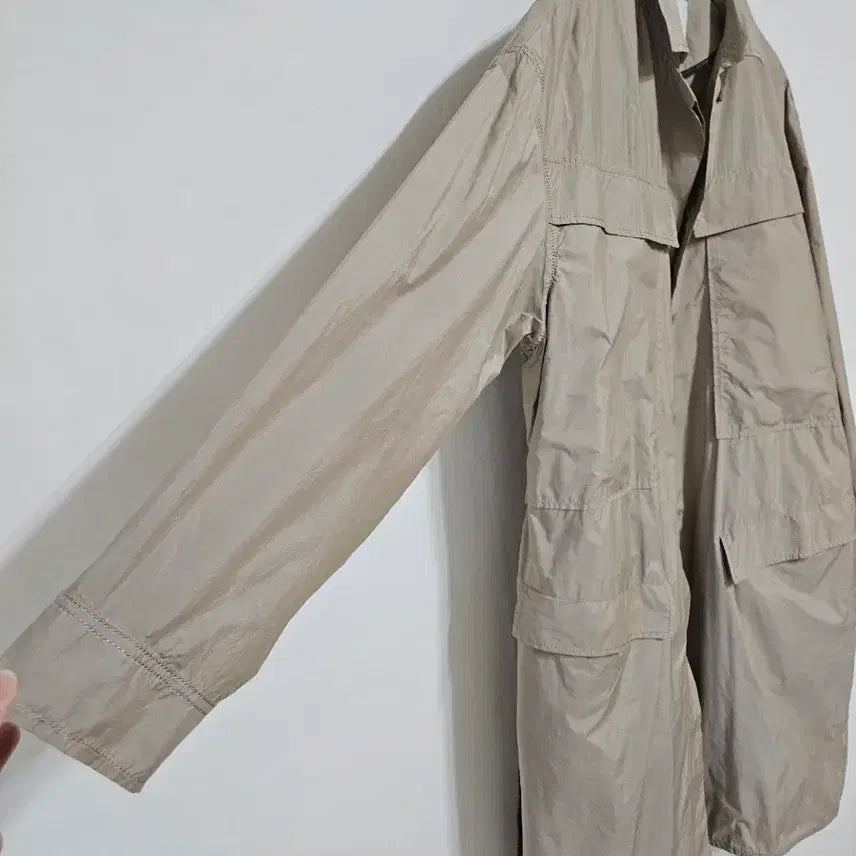 [BUNJANG] BERTI Beige Windbreaker Coat / 베르띠 BERTI 바스락 코트