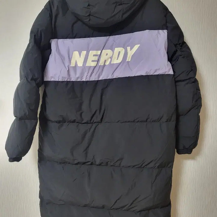 [BUNJANG] Nerdy Solid Long Down Padded Jacket (Unisex) / (새것)널디 블랙 솔리드 롱 다운 패딩(남여공용