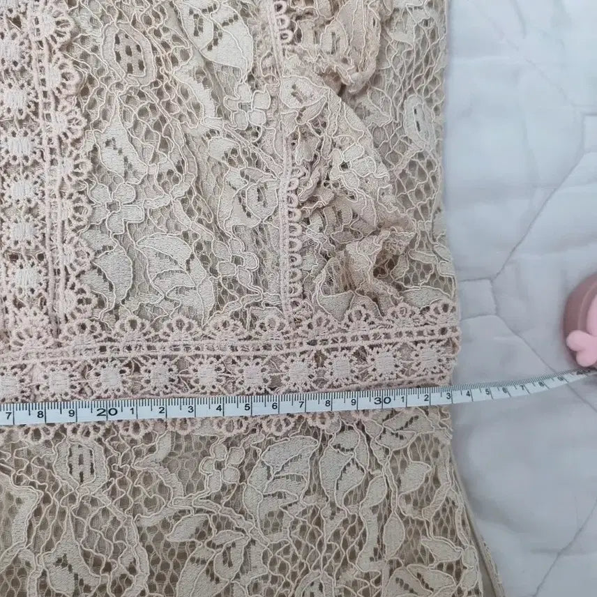 [BUNJANG] ZARA Pink Lace Dress / 자라 핑크 레이스원피스